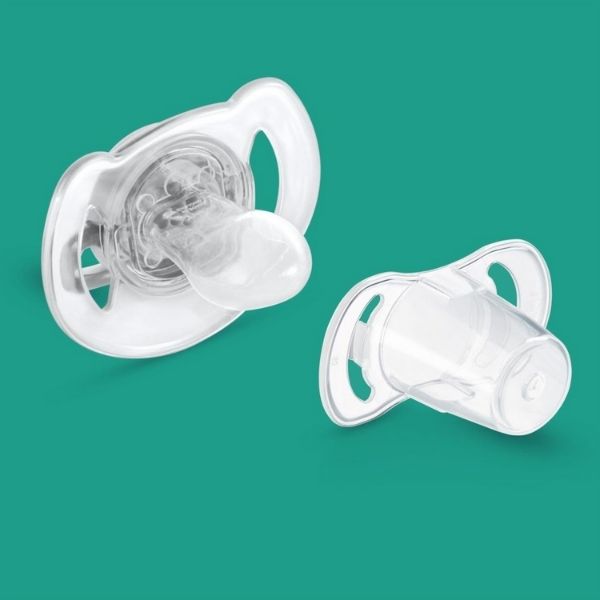 Buy Avent Soother Translucent 06 Months BPA Free 2 Pack Online at